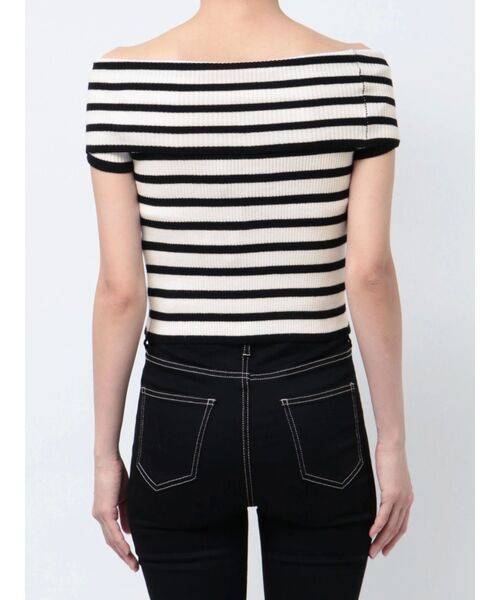 GYDA（ジェイダ）の「HEMスリットオフショルニットトップス（ニット/セーター・レディース・ブラック/その他1/レッド・FREE）」の19枚目の写真