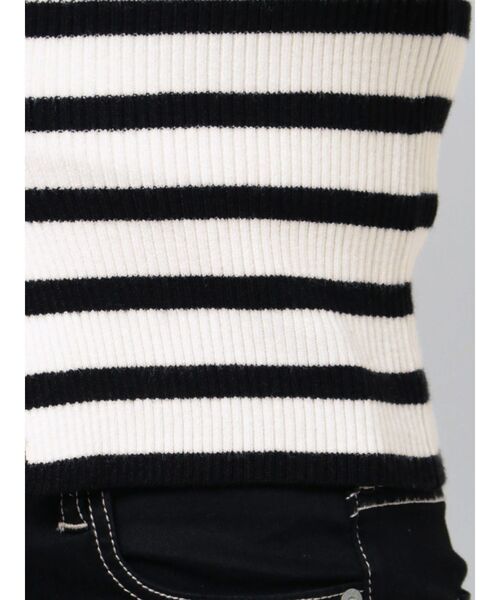 GYDA（ジェイダ）の「HEMスリットオフショルニットトップス（ニット/セーター・レディース・ブラック/その他1/レッド・FREE）」の22枚目の写真