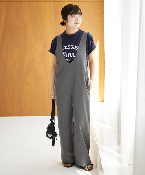 SLOBE IENA（スローブイエナ）の「《WEB限定》petite Vネック