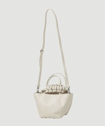 【SAGAN vienna/サガンヴィエンナ】M_01C PAZAR TOTE CHISAI/レザーミニトートショルダーバッグ