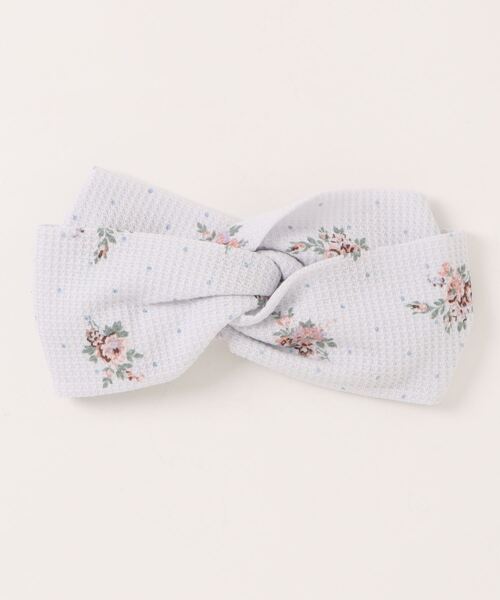KID BLUE（キッドブルー）の「キッドブルー -ワッフルブーケドットＰｔ -ヘアバンド -KGWW148 -kidblue（ヘアバンド・レディース・アイボリー/サックスブルー・-）」の2枚目の写真