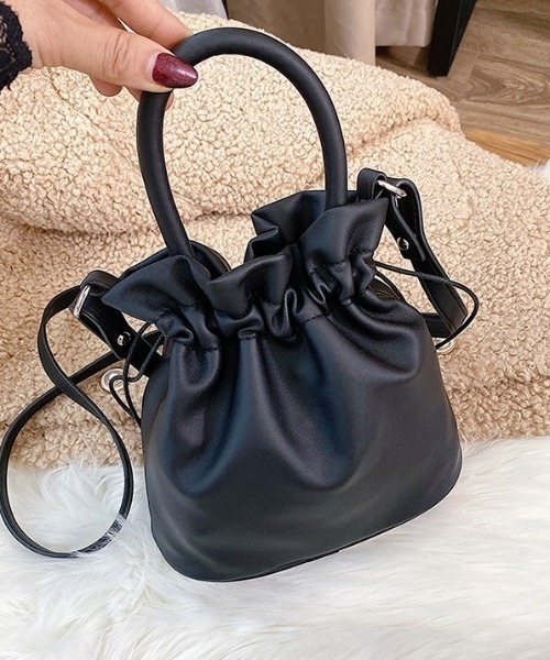 セール】＜レディーズ商品＞巾着型ショルダーバッグ/バック