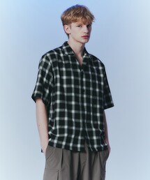 tk.TAKEO KIKUCHI | オンブレチェックシャツ(シャツ/ブラウス)