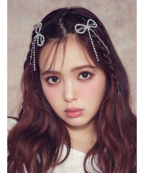 CALNAMUR（カルナムール）の「パールビジューリボンピン（ヘアピン・レディース・シルバー・FREE）」の4枚目の写真