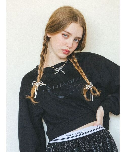 CALNAMUR（カルナムール）の「パールビジューリボンピン（ヘアピン・レディース・シルバー・FREE）」の14枚目の写真