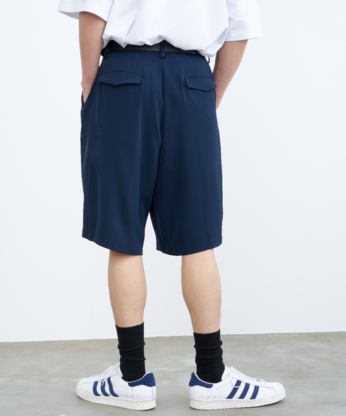 SINSS（シンス）の「Wide slacks shorts / ワイドスラックスショーツ（その他パンツ・メンズ・ブラック/ネイビー・LARGE/MEDIUM/SMALL）」の19枚目の写真