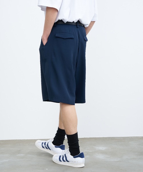 SINSS（シンス）の「Wide slacks shorts / ワイドスラックスショーツ（その他パンツ・メンズ・ブラック/ネイビー・LARGE/MEDIUM/SMALL）」の20枚目の写真