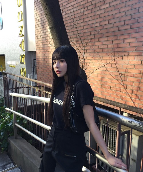 RiLi（リリ）の「半袖ロゴニット【RL】（Tシャツ/カットソー・レディース・アイボリー/ネイビー・FREE）」の17枚目の写真