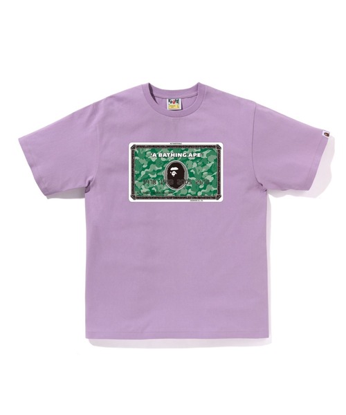 A BATHING APE(アベイシングエイプ)の「BAPE CARD TEE BAPEC(Tシャツ/カットソー・メンズ・グリーン系その他6/グリーン系その他7/パープル系その他4/パープル・XX-LARGE/MEDIUM/SMALL/LARGE/XXX-LARGE/X-LARGE)」の1枚目の写真