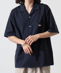 BALL ストレッチ天竺 オープンカラーシャツ