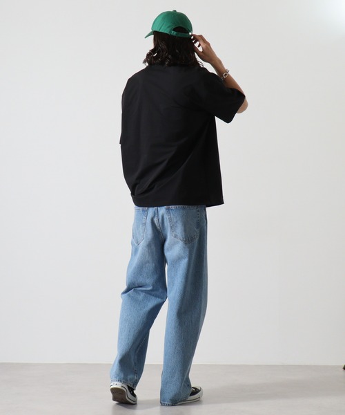 BALL(ボール)の「BALL ストレッチ天竺 オープンカラーシャツ(シャツ/ブラウス・メンズ・ネイビー/ブラック/カーキ/ブルーグレー・LL/M/L)」の8枚目の写真