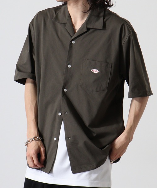 BALL(ボール)の「BALL ストレッチ天竺 オープンカラーシャツ(シャツ/ブラウス・メンズ・ネイビー/ブラック/カーキ/ブルーグレー・LL/M/L)」の16枚目の写真