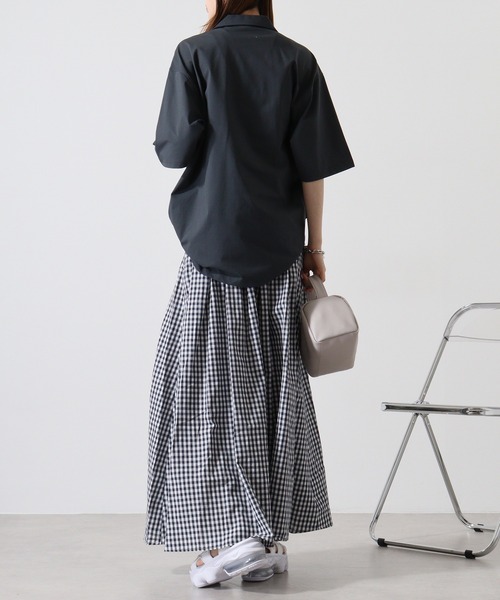 BALL(ボール)の「BALL ストレッチ天竺 オープンカラーシャツ(シャツ/ブラウス・メンズ・ネイビー/ブラック/カーキ/ブルーグレー・LL/M/L)」の19枚目の写真