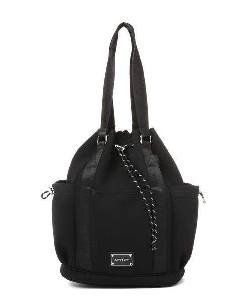 BAYFLOW（ベイフロー）の「[リュックとトート2WAY仕様]ボンディングデイパック（バックパック/リュック・レディース・ブラック/グレー・FREE）」の10枚目の写真