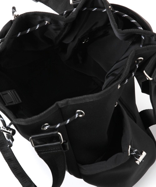 BAYFLOW（ベイフロー）の「[リュックとトート2WAY仕様]ボンディングデイパック（バックパック/リュック・レディース・ブラック/グレー・FREE）」の18枚目の写真