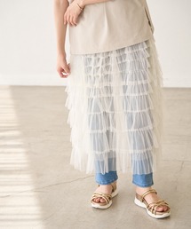 ROPE' PICNIC | チュールフリルティアードスカート(スカート)