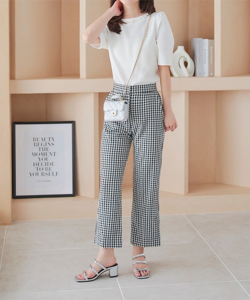 KOBE LETTUCE(コウベレタス)の「3段リボンミュールサンダル(サンダル・レディース・ブラック/シルバー・L/LL/M/S)」の5枚目の写真