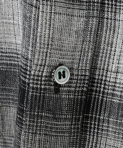 Name. LINEN CHECK REGULAR BUTTON DOWN SH NMSH-008（シャツ