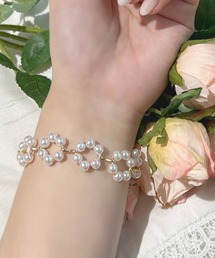 apres jour | 【apres jour×ARIAZ】フラワーデザインブレスレット(ブレスレット)