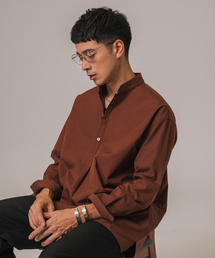 EDIFICE | THOMAS MASON(トーマスメイソン) スタンドカラーシャツ(シャツ/ブラウス)