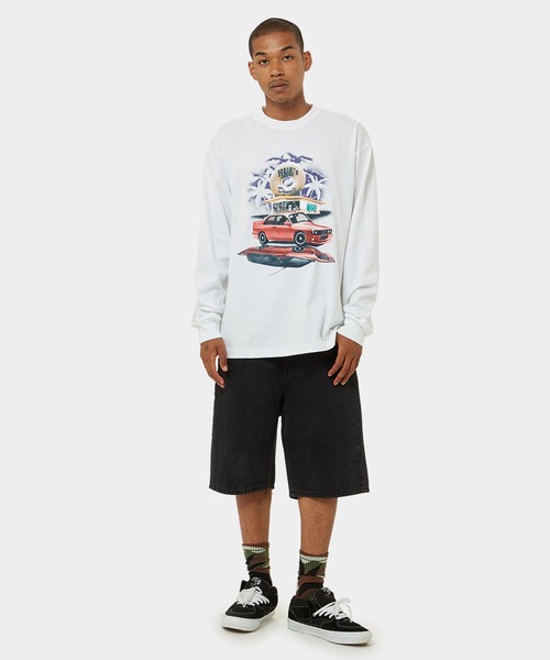 ☆HUF（ハフ）☆WORLD TOUR L/S TEE(長袖シャツ） HUF tシャツ REGIONAL LS TEE / ハフ ヘビーウェイト ロング