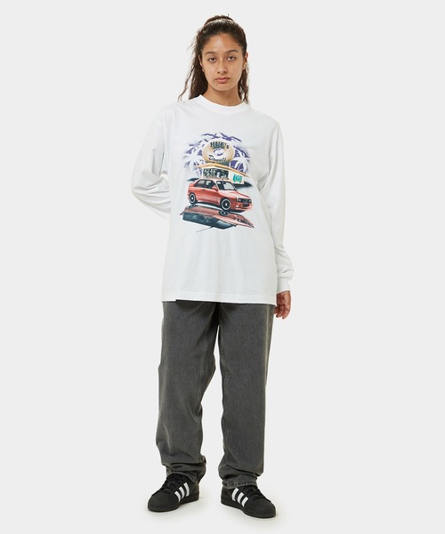 【新品】 HUF ハフ ロングスリーブ ロンT HUF tシャツ MEGABLAST STRETCH LS TEE / ハフ ヘビーウェイト