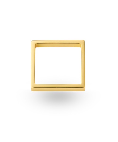 AFFECT(アフェクト)の「Rectangle Ring(リング・レディース・ゴールド/シルバー・13号)」の4枚目の写真