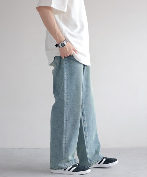 パンツ Baggy Denim Pants 36 Regen Glanz ジーンズ wide baggy denim pants/ワイドバギーデニム