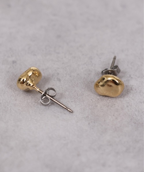 emesuelee（エメスーリー）の「日本製 ニッケルフリー ミニメタルピアス（ピアス（両耳用）・レディース・シルバー/ゴールド・フリー）」の3枚目の写真