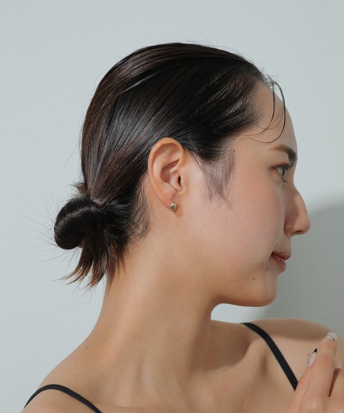 emesuelee（エメスーリー）の「日本製 ニッケルフリー ミニメタルピアス（ピアス（両耳用）・レディース・シルバー/ゴールド・フリー）」の8枚目の写真