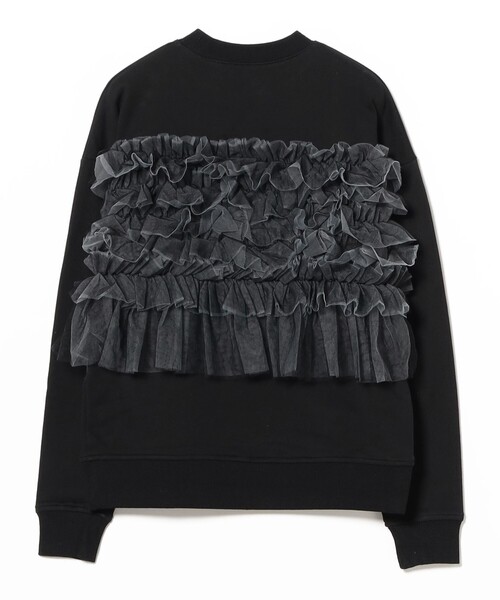 CAROLINA GLASER(カロリナ グレイサー)の「ベアチュールフリル スウェット(スウェット・レディース・ブラック/サックスブルー・ONE SIZE)」の18枚目の写真