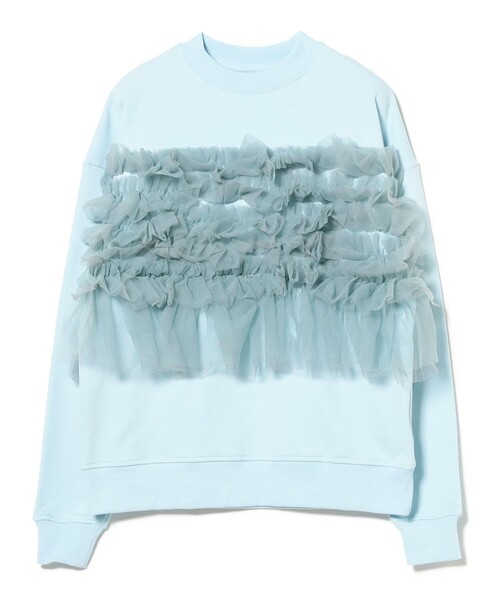 CAROLINA GLASER(カロリナ グレイサー)の「ベアチュールフリル スウェット(スウェット・レディース・ブラック/サックスブルー・ONE SIZE)」の20枚目の写真