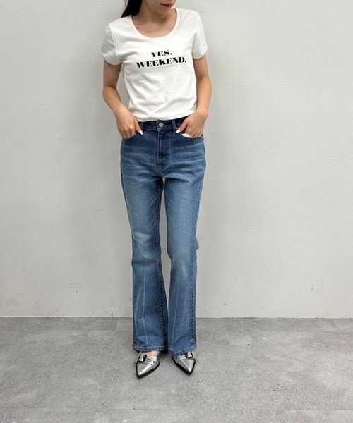 FOREVER 21(フォーエバー トゥエンティーワン)の「【2024SS】フレアデニム(デニムパンツ・レディース・ブラック/ライトブルー/ブルー・SMALL/MEDIUM/LARGE)」の7枚目の写真