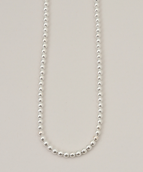 SLOBE IENA(スローブイエナ)の「《追加3》SLOBE メタルビーズネックレス(ネックレス・レディース・シルバー・FREE)」の8枚目の写真