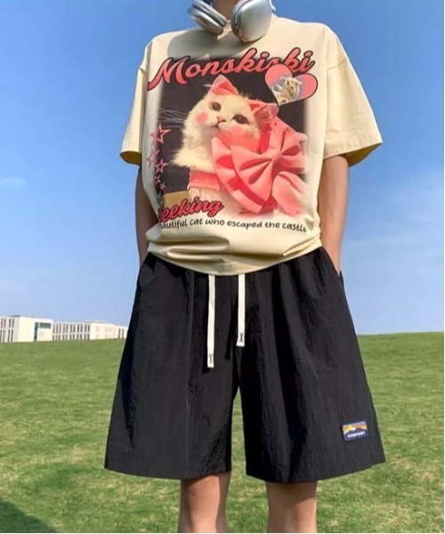 COMON+(コモンプラス)の「接触冷感アウトドアショートパンツ(その他パンツ・メンズ・ブラック/パープル/ベージュ・L/XL/XXL)」の1枚目の写真