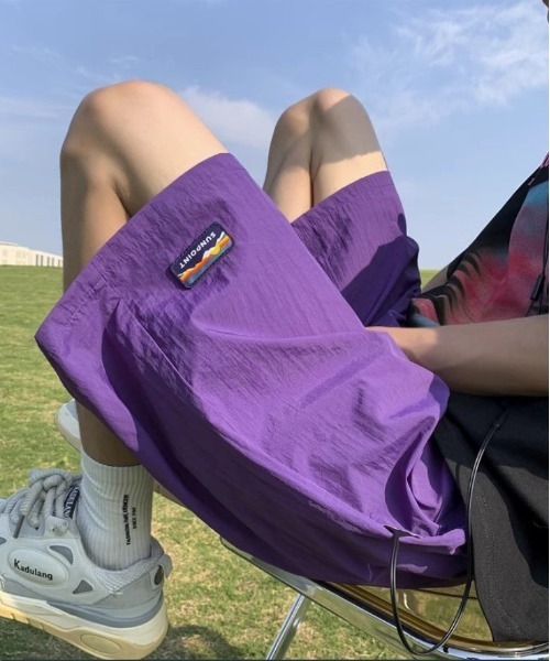 COMON+(コモンプラス)の「接触冷感アウトドアショートパンツ(その他パンツ・メンズ・ブラック/パープル/ベージュ・L/XL/XXL)」の4枚目の写真