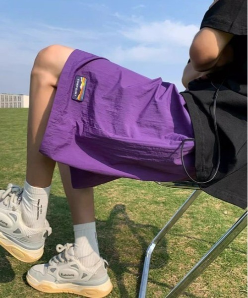 COMON+(コモンプラス)の「接触冷感アウトドアショートパンツ(その他パンツ・メンズ・ブラック/パープル/ベージュ・L/XL/XXL)」の10枚目の写真