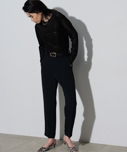 GALLEST（ギャレスト）の「ベロアチュールトップス（Tシャツ/カットソー・レディース・ベージュ/ライトグレー/ライトブルー/ブラック・38）」の20枚目の写真