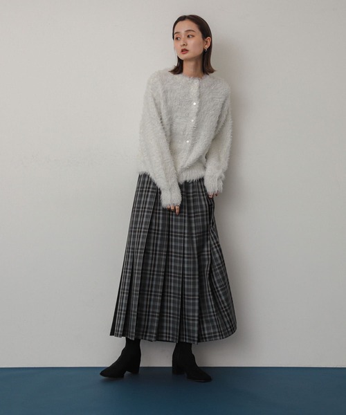 SENSE OF PLACE by URBAN RESEARCH（センスオブプレイスバイアーバンリサーチ）の「ラメシャギールーズセーター（ニット/セーター・レディース・オフホワイト/グレー/ベージュ・ONE）」の15枚目の写真