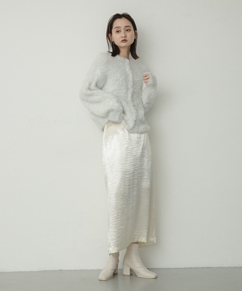 SENSE OF PLACE by URBAN RESEARCH（センスオブプレイスバイアーバンリサーチ）の「ラメシャギールーズセーター（ニット/セーター・レディース・オフホワイト/グレー/ベージュ・ONE）」の18枚目の写真