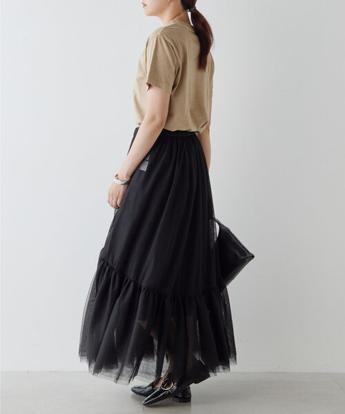 【新品】GALLARDAGALANTE レイヤードチュールスカート￥27,500 新品】GALLARDAGALANTE レイヤードチュールスカート￥27,500