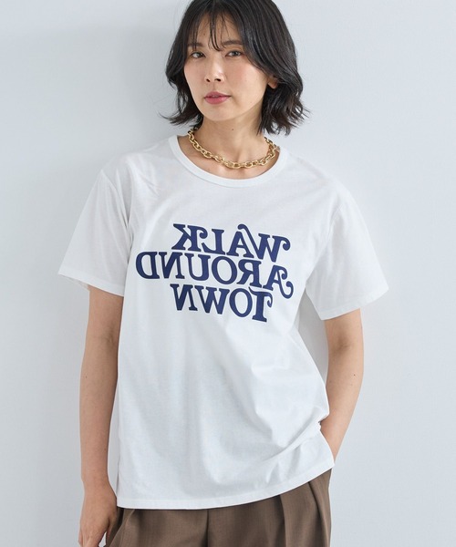 BARNYARDSTORM（バンヤードストーム）の「BARNYARDSTORM / WALK T（Tシャツ/カットソー・レディース・パープル/ホワイト・FREE）」の11枚目の写真