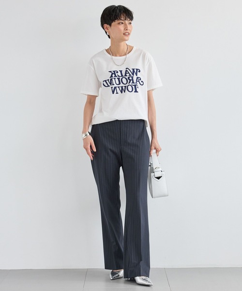 BARNYARDSTORM（バンヤードストーム）の「BARNYARDSTORM / WALK T（Tシャツ/カットソー・レディース・パープル/ホワイト・FREE）」の9枚目の写真