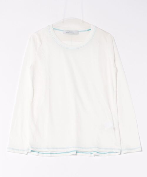 MAISON MAVERICK PRESENTS（メゾンマベリックプレゼンツ）の「【MAISON MAVERICK PRESENTS/メゾン マヴェリック プレゼンツ】マハラニロングスリーブ（Tシャツ/カットソー・レディース・ブラック/オフホワイト/ブルー・FREE）」の6枚目の写真