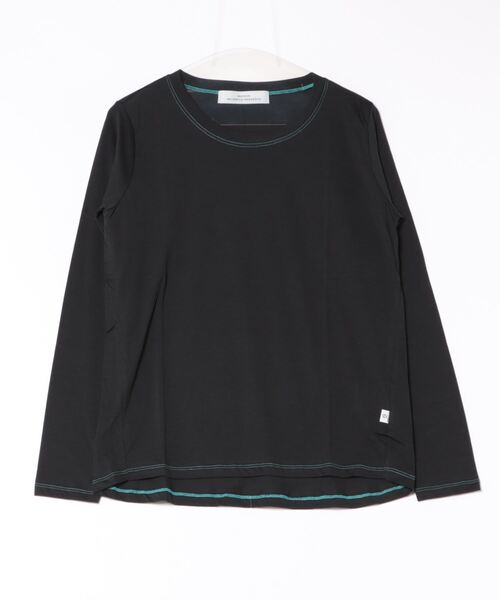 MAISON MAVERICK PRESENTS（メゾンマベリックプレゼンツ）の「【MAISON MAVERICK PRESENTS/メゾン マヴェリック プレゼンツ】マハラニロングスリーブ（Tシャツ/カットソー・レディース・ブラック/オフホワイト/ブルー・FREE）」の5枚目の写真