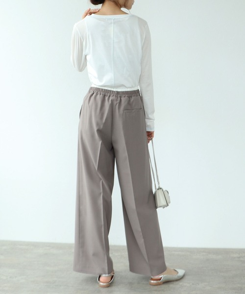 MAISON MAVERICK PRESENTS（メゾンマベリックプレゼンツ）の「【MAISON MAVERICK PRESENTS/メゾン マヴェリック プレゼンツ】マハラニロングスリーブ（Tシャツ/カットソー・レディース・ブラック/オフホワイト/ブルー・FREE）」の18枚目の写真