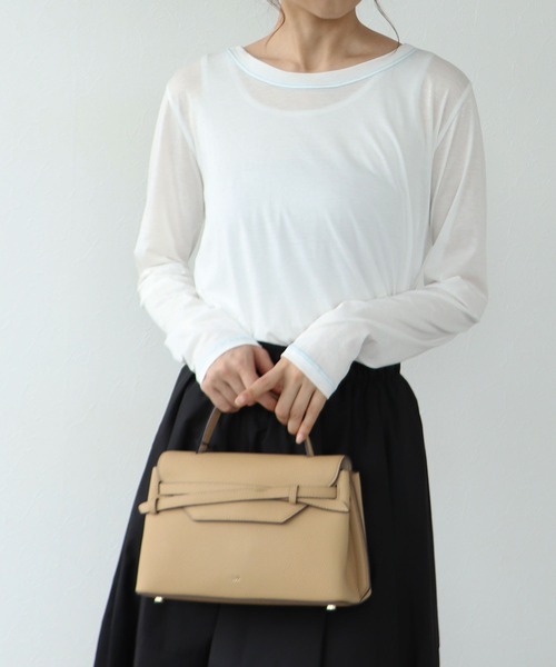 MAISON MAVERICK PRESENTS（メゾンマベリックプレゼンツ）の「【MAISON MAVERICK PRESENTS/メゾン マヴェリック プレゼンツ】マハラニロングスリーブ（Tシャツ/カットソー・レディース・ブラック/オフホワイト/ブルー・FREE）」の14枚目の写真