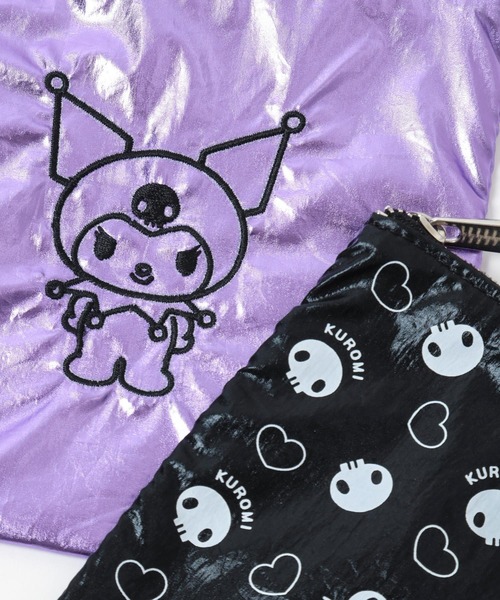 LEPSIM(レプシィム)の「【サンリオキャラクターズ】メタリック2Pポーチ 137701(ポーチ・レディース・パープル/グリーン/ピンク/ブラック・ONE SIZE)」の6枚目の写真