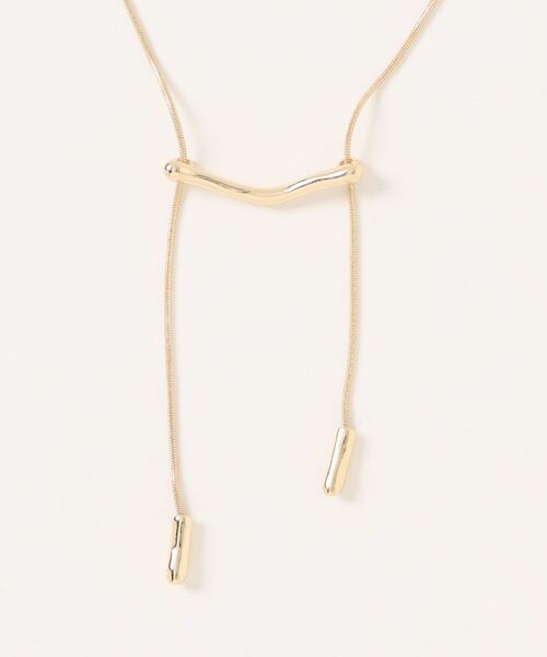 LOWRYS FARM(ローリーズファーム)の「Wスライドネックレス 142880(ネックレス・レディース・ゴールド/シルバー・FREE)」の1枚目の写真