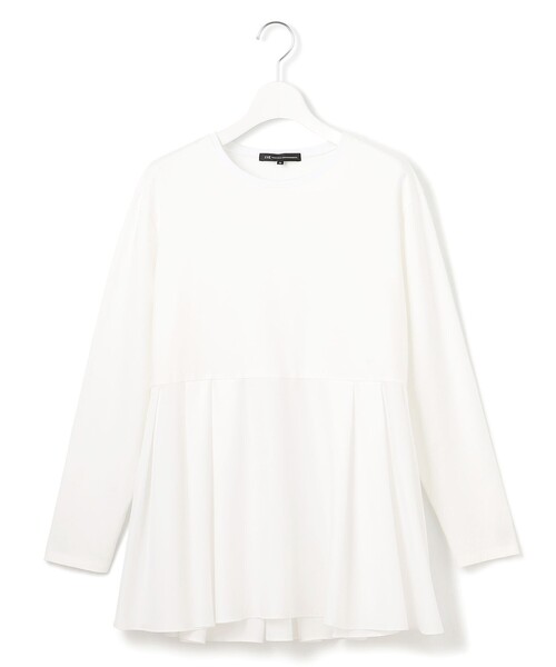 ご好評につき新色追加】ナチュラルコットンベアコンビ ペプラム